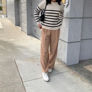 Zara Tan Trousers Small